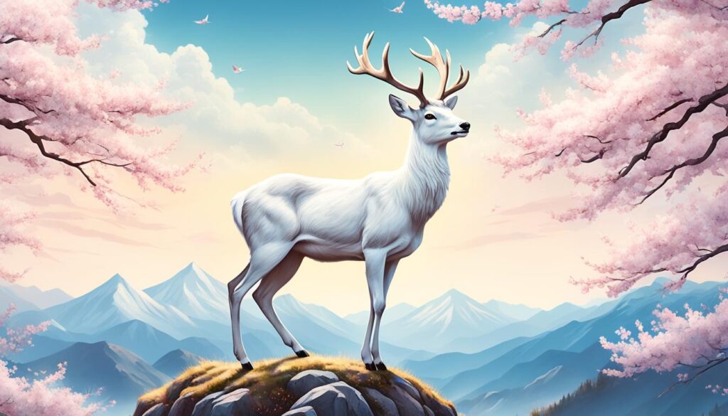 white deer asian mythology