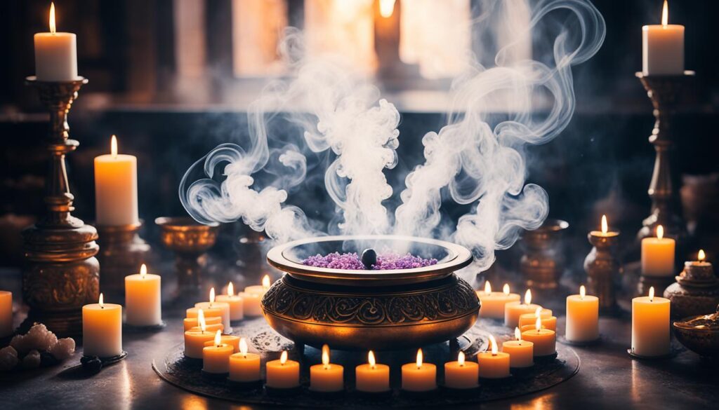 Divine aromas in spiritual practices