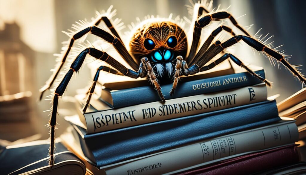 Spider spirit animal as guardian of knowledge