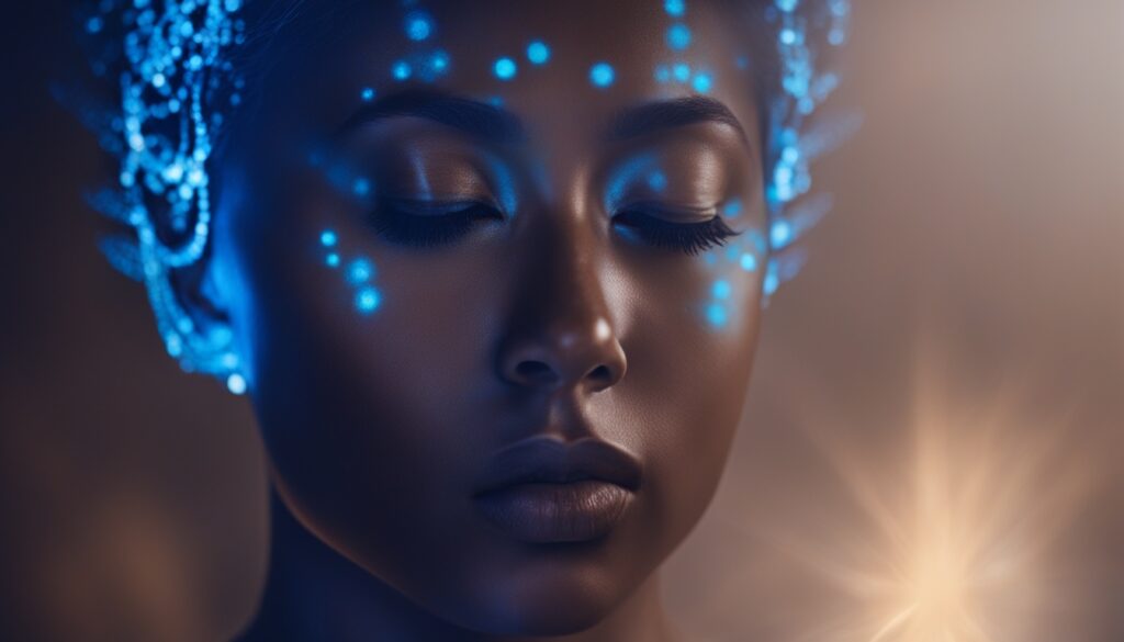 blue light spiritual connection