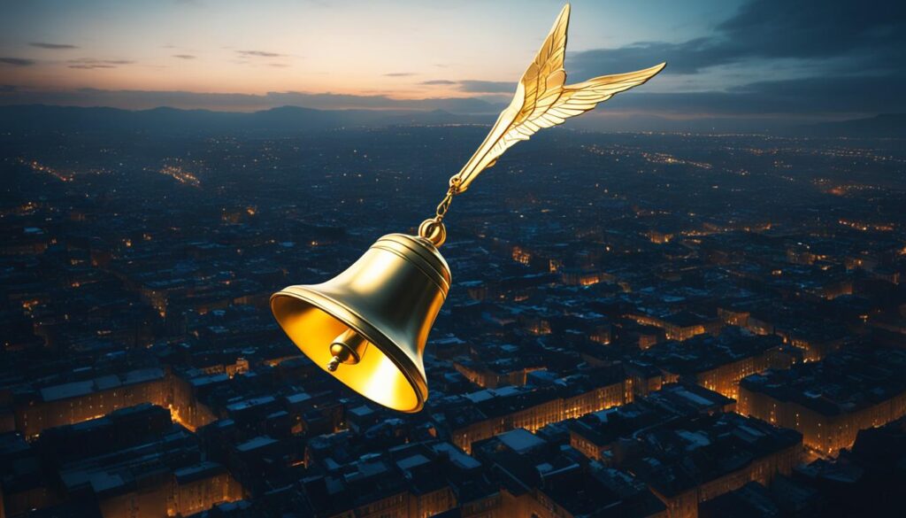 what does it mean when you hear bells at night spiritual