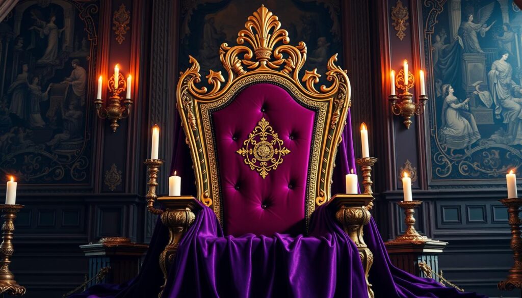 purple and royalty