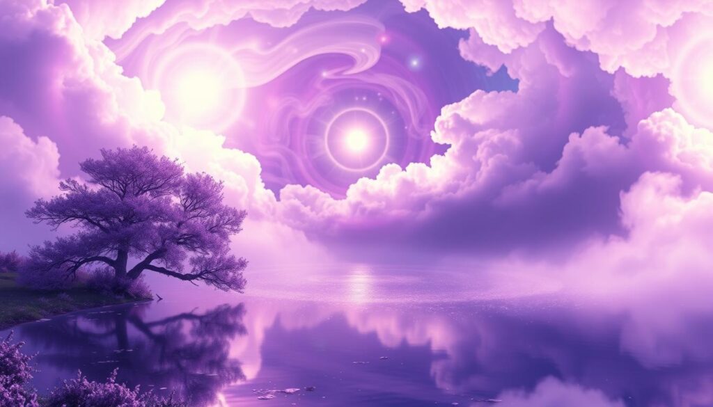 what is the spiritual meaning of purple in a dream