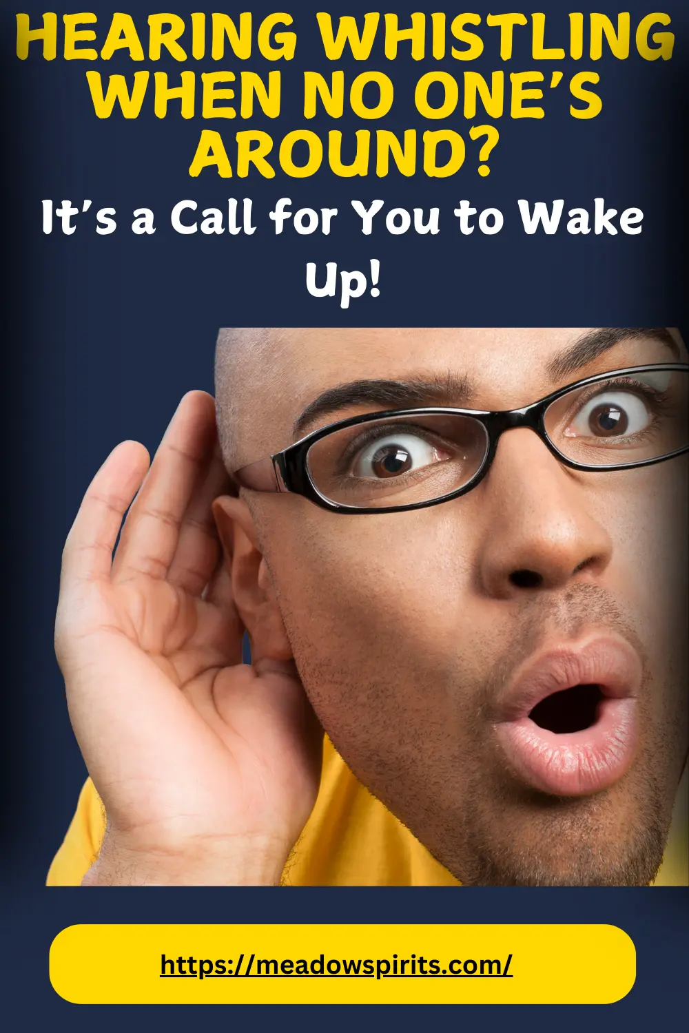 hearing whistling when no one is around spiritual