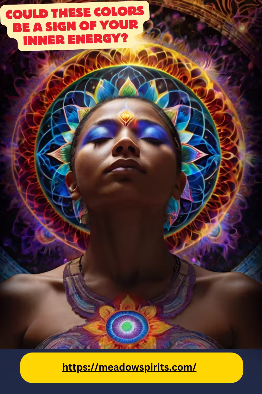seeing colors when eyes closed spiritual