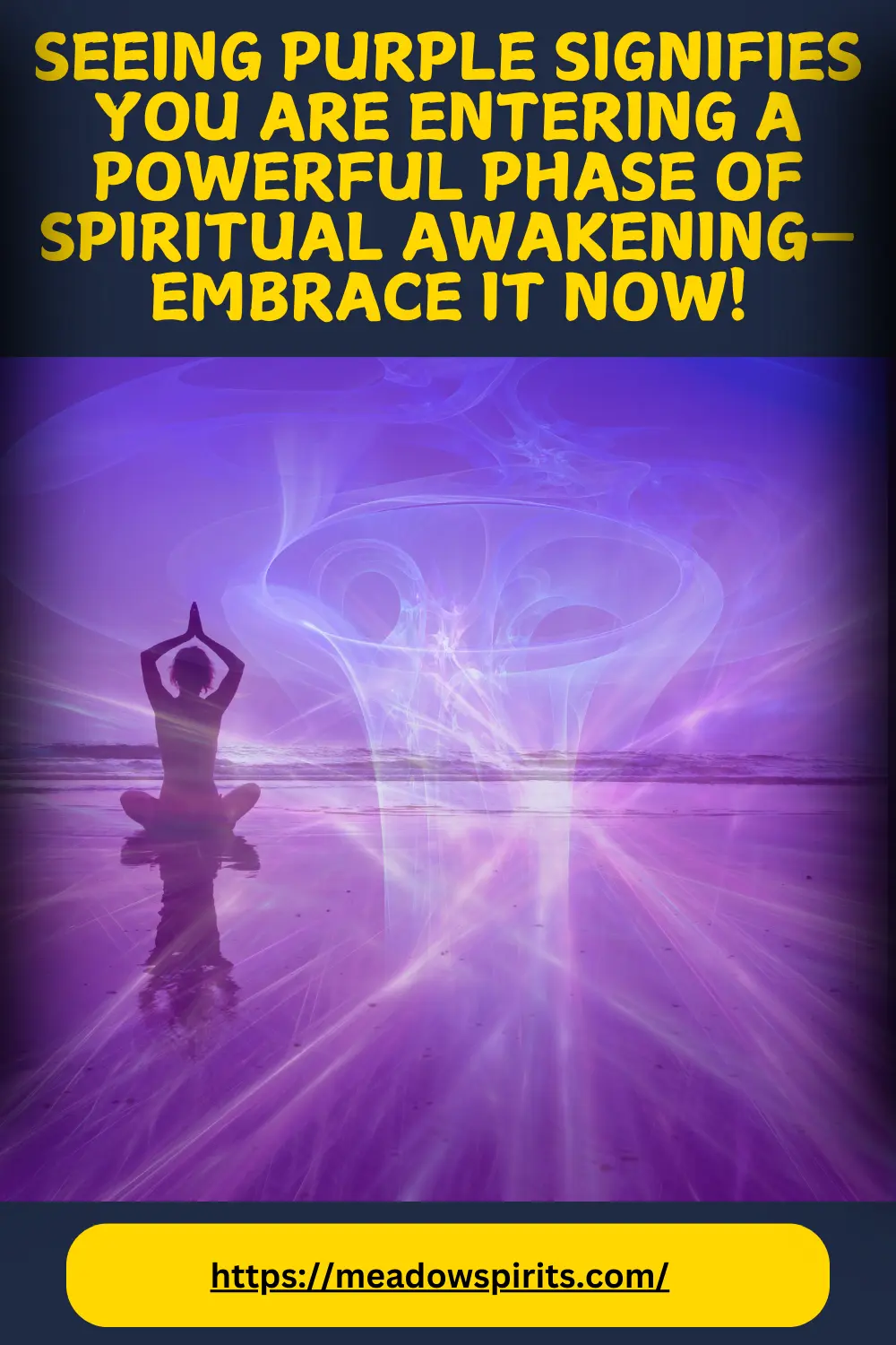 seeing purple when eyes closed spiritual