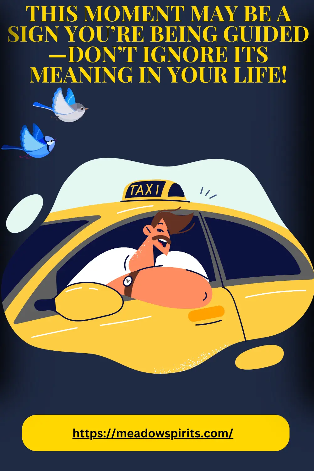 what does it mean when a bird flies in front of your car spiritual meaning
