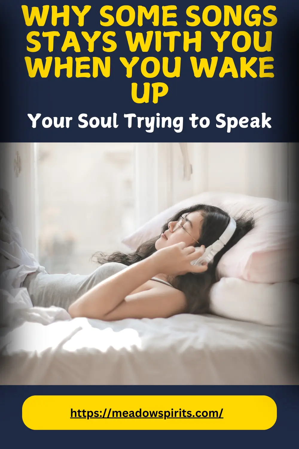 what does it mean when you wake up with a song in your head spiritual