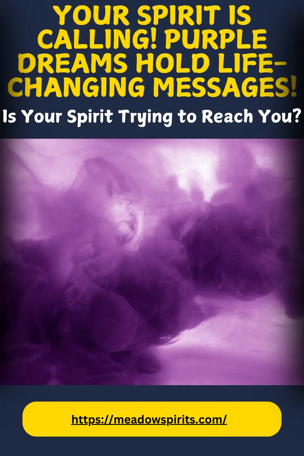what is the spiritual meaning of purple in a dream