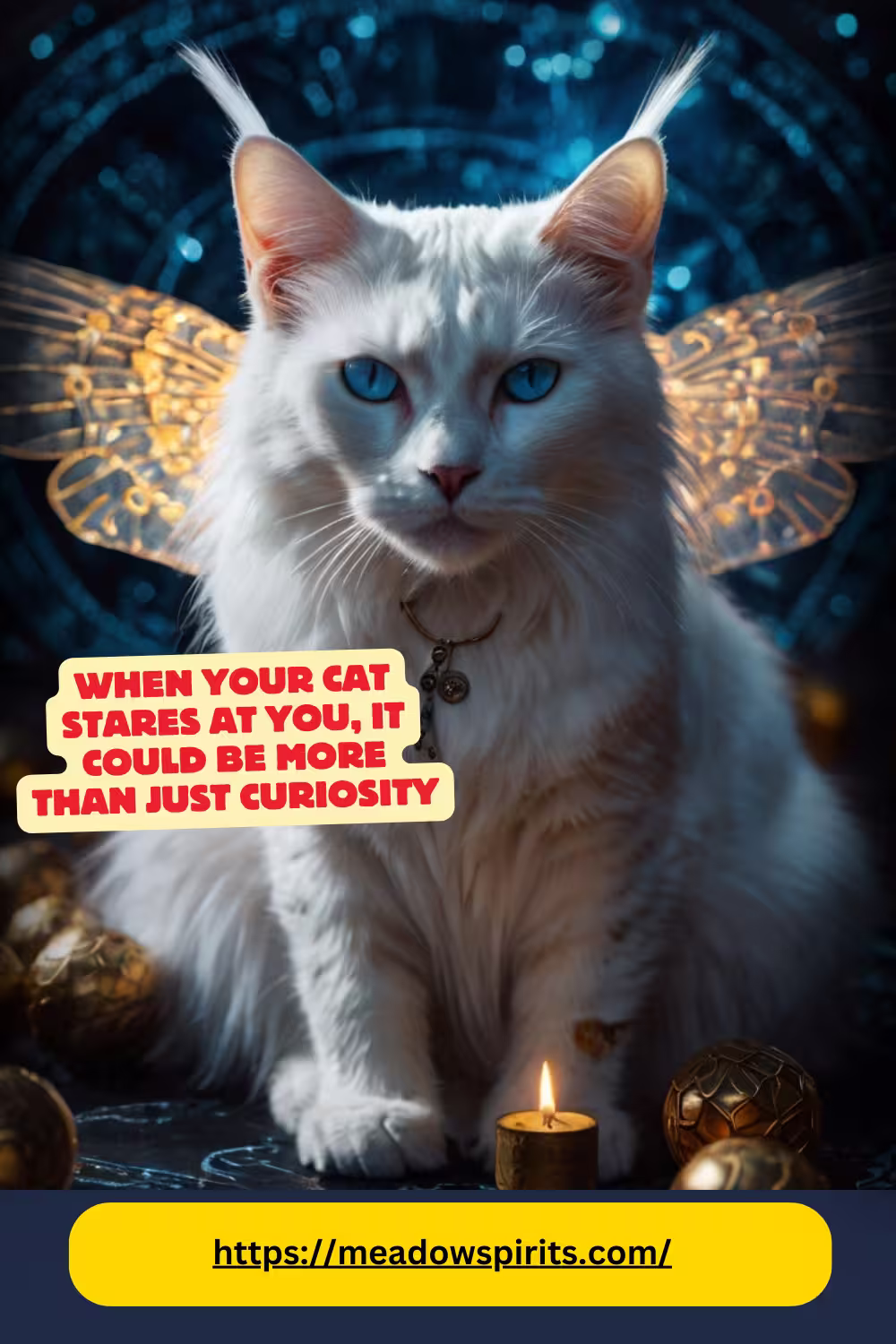 why does my cat stare at me spiritual