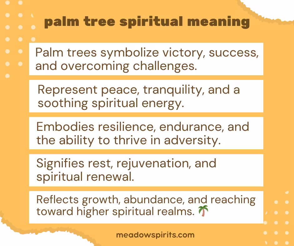palm tree spiritual meaning