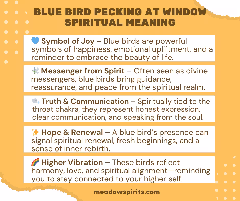 Blue Bird Spiritual Meaning